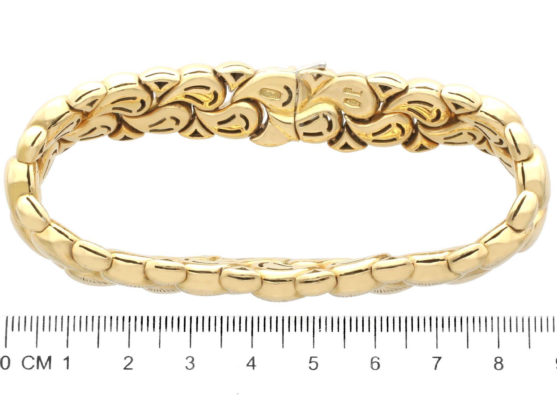 Casmir-Armband aus 18 Karat Gelbgold von Chopard im Angebot 5