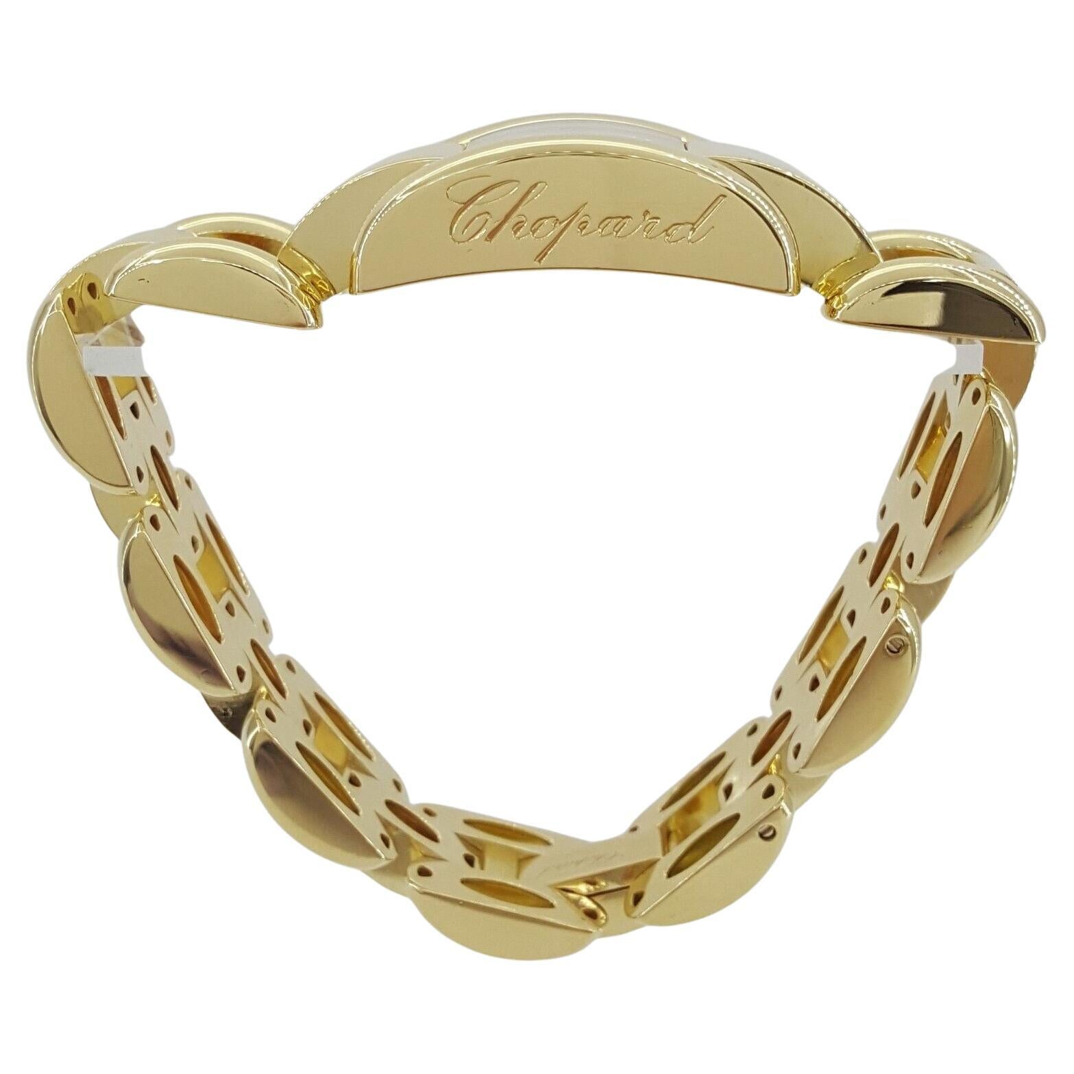 Modern Chopard Watch Crafted in luxurious 18K gold For Sale