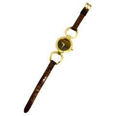 Chopard Watch Gold Tiger’s Eye Used 18k Gold