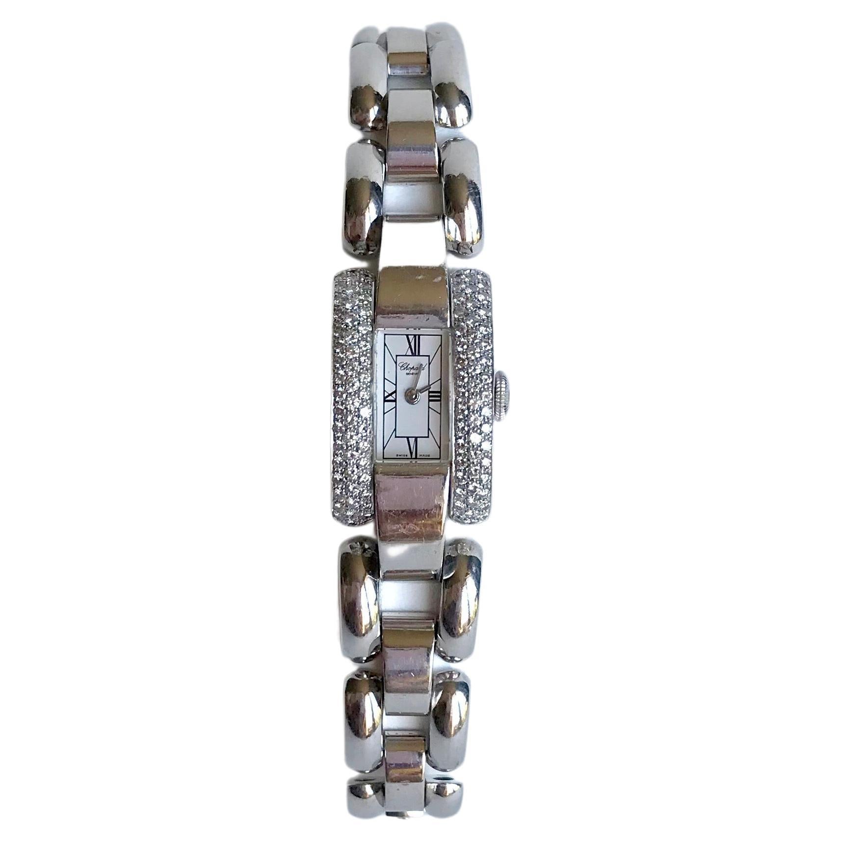 Pre-owned Chopard Watch In 18k Gold And Diamonds La Strada Model In Multi