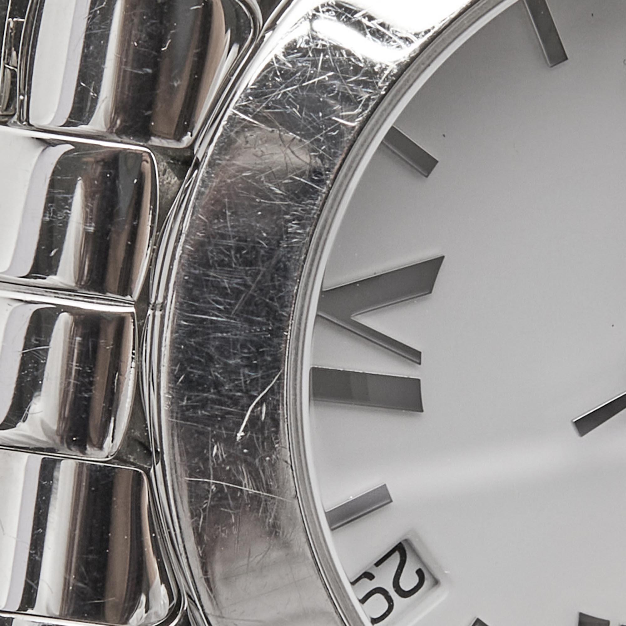 Chopard Happy Sport 8475 Montre-bracelet pour femme 35 mm en acier inoxydable et diamant blanc 1