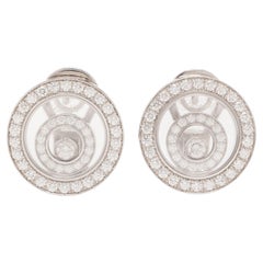 Chopard Happy Spirit-Ohrringe aus Weißgold und Diamanten