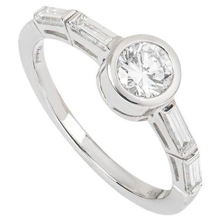 Chopard White Gold Diamond Engagement Ring 82/3948-1110 For Sale