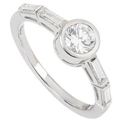 Chopard Bague de fiançailles en or blanc et diamant 82/3948-1110