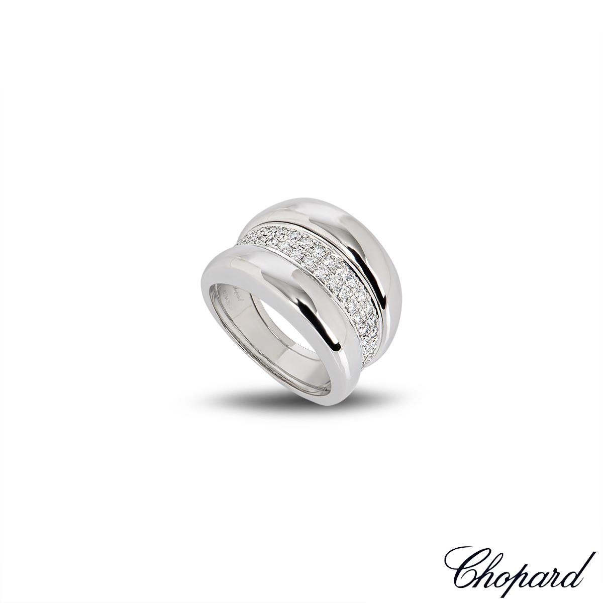 Chopard White Gold Diamond La Strada Ring 82/6435-41 1