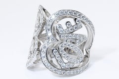 Chopard White Gold Diamonds Heart Ring