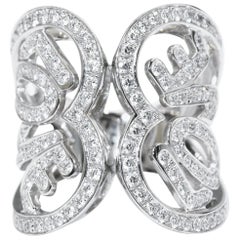 Chopard White Gold Diamonds Heart Ring