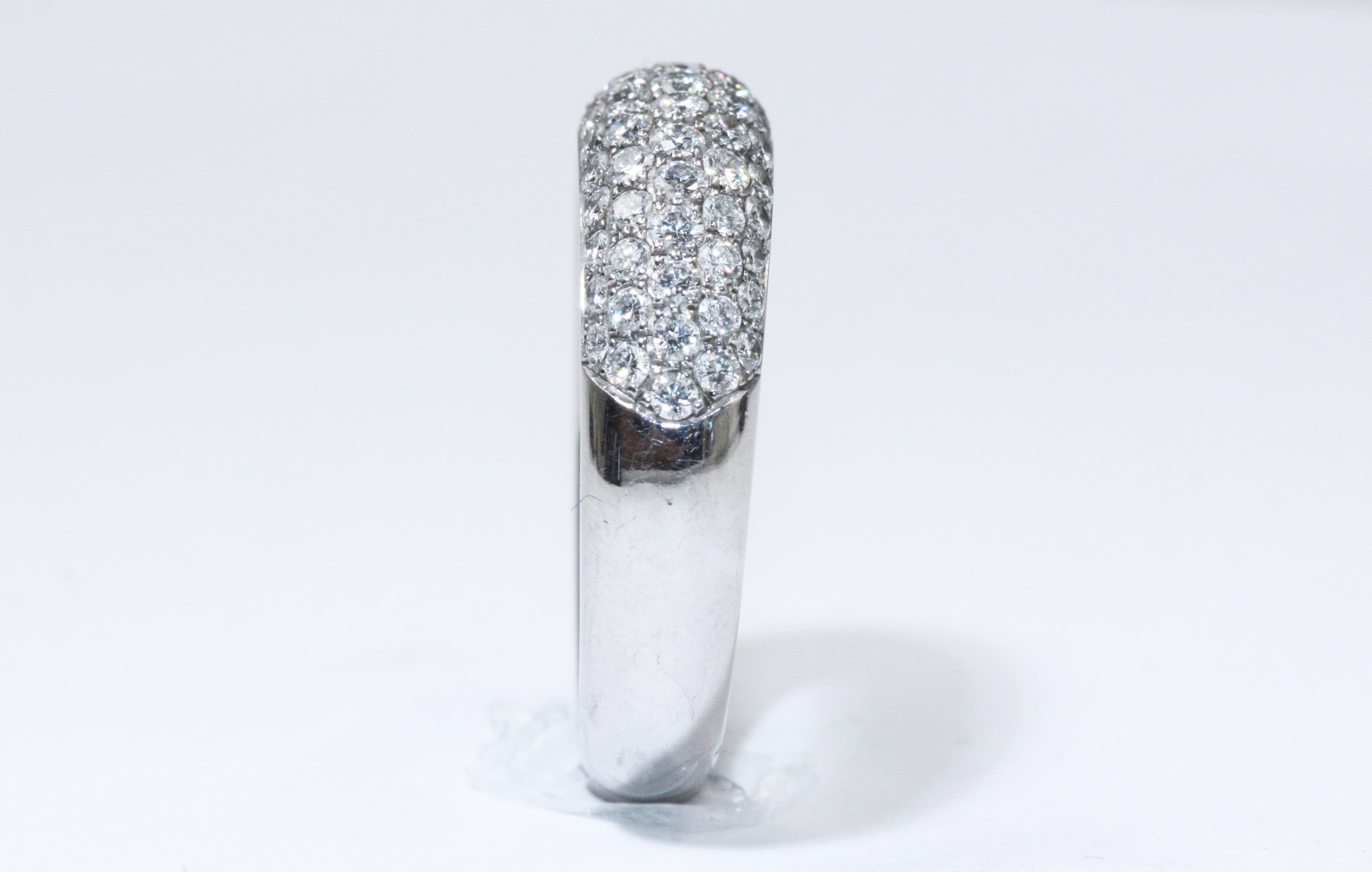 Chopard White Gold Diamonds Ring For Sale 1