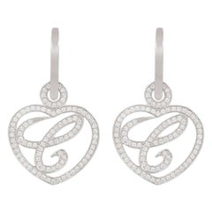 Chopard White Gold Happy Diamonds Earrings 837223-1001