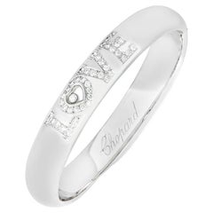 Chopard White Gold Happy Diamonds Love Bracelet 85/2899