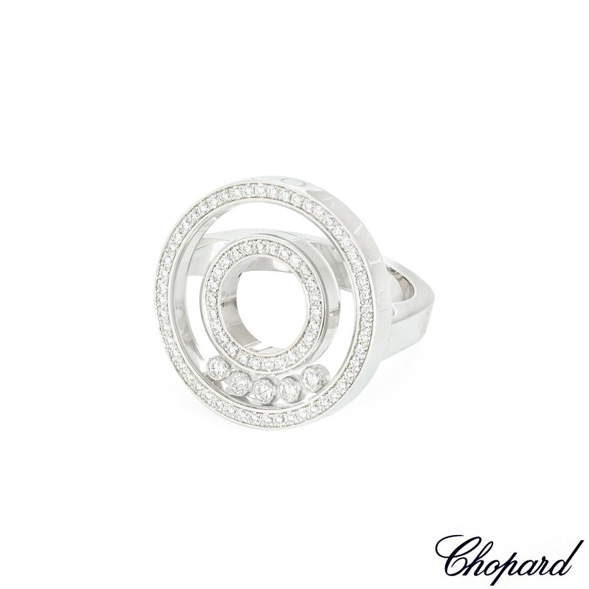 Happy Diamonds Ring aus Weißgold von Chopard 82/6244-020 im Zustand „Hervorragend“ im Angebot in London, GB
