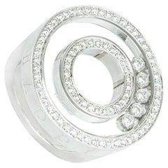 Chopard White Gold Happy Diamonds Ring 82/6244-020