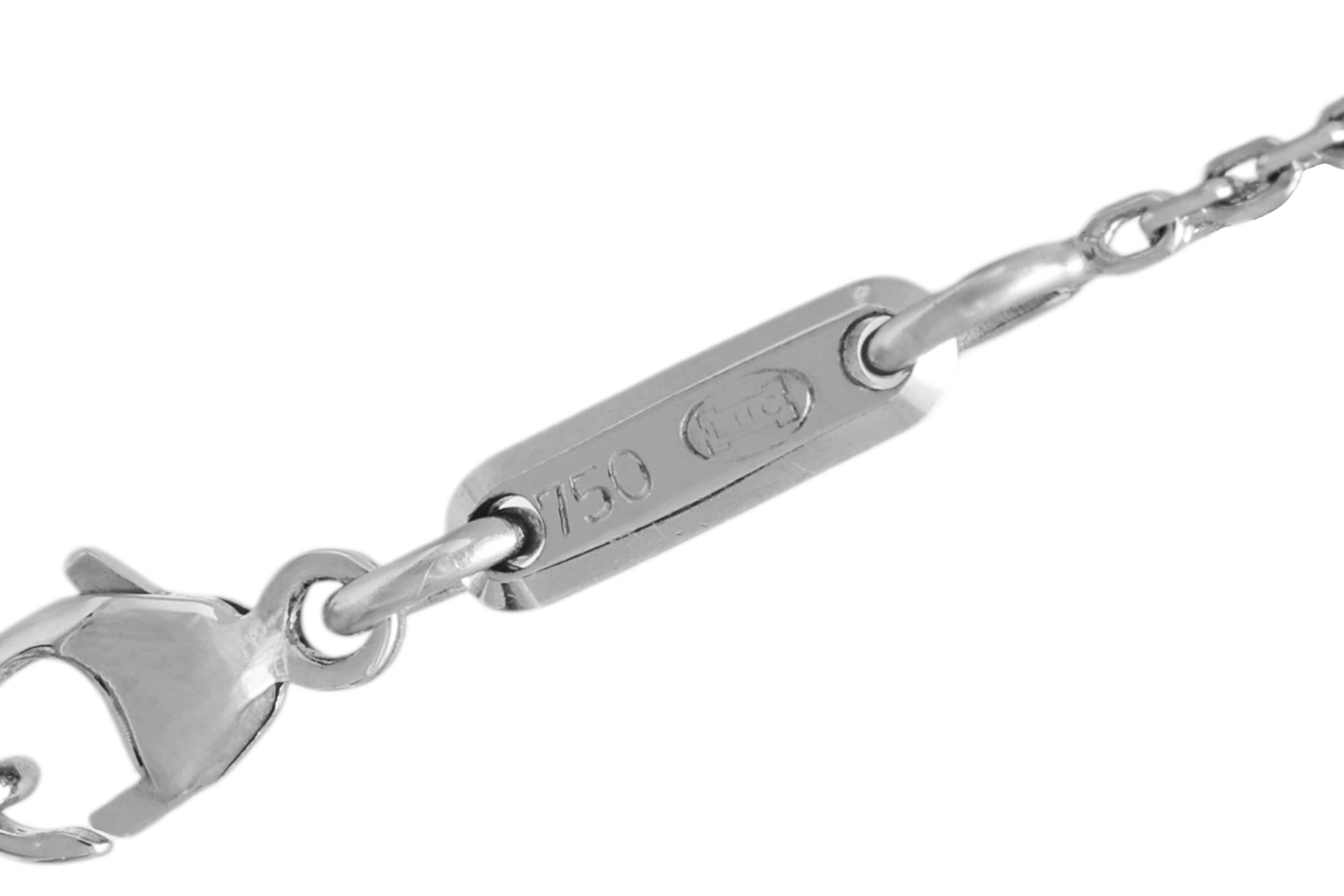 Chopard White Gold Heart, Diamonds Pendant Amore Collection For Sale 9