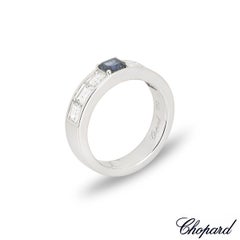 Chopard White Gold Sapphire & Diamond Ring 82/6622-1111