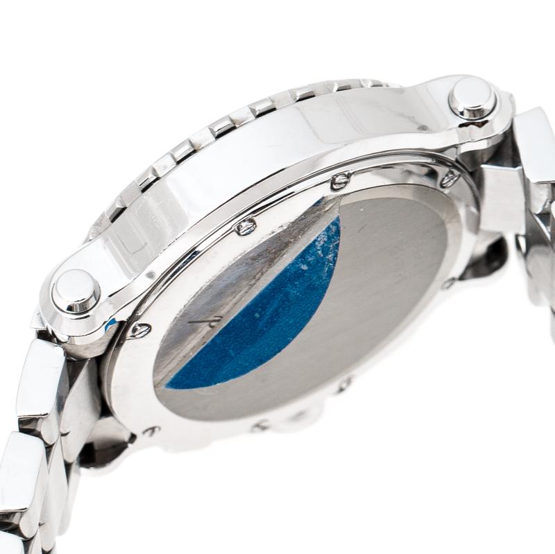Chopard White Stainless Steel Happy Sport 8499 Women's Wristwatch 42 mm 2