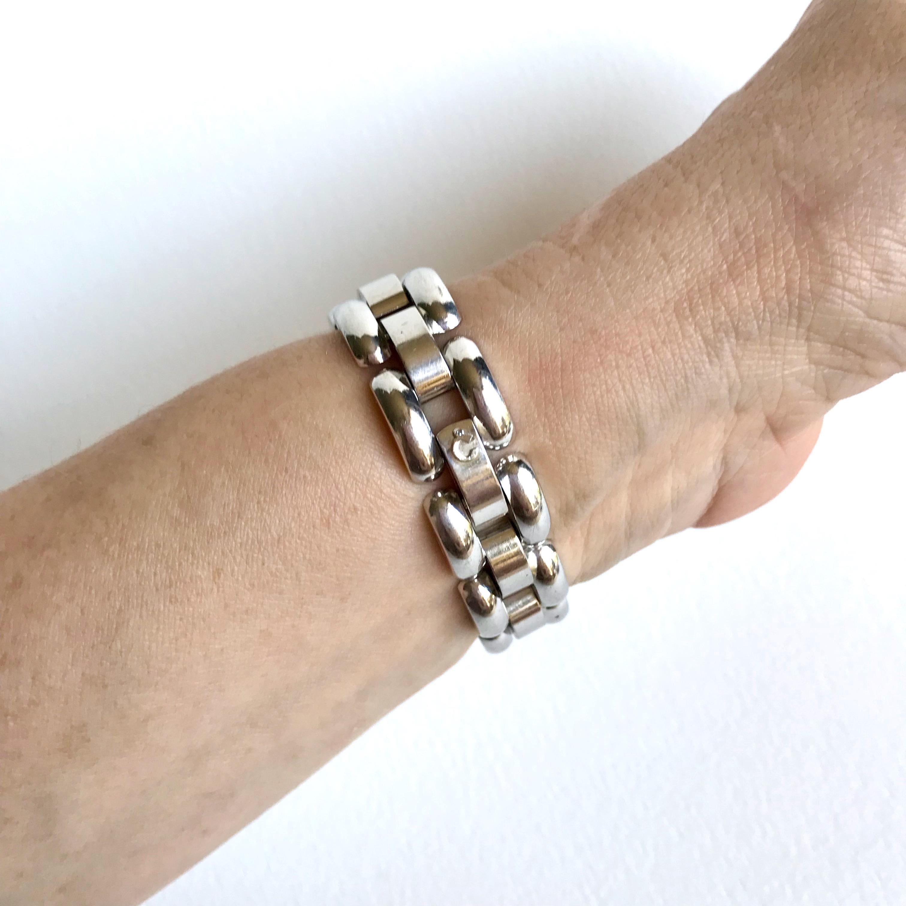 Chopard Armbanduhr aus 18 Karat Gold und Diamanten, Modell La Strada Damen im Angebot