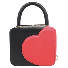 Chopard x Chloë Sevigny Alfombra Verde Bolso de piel negro y rojo 95000-0980