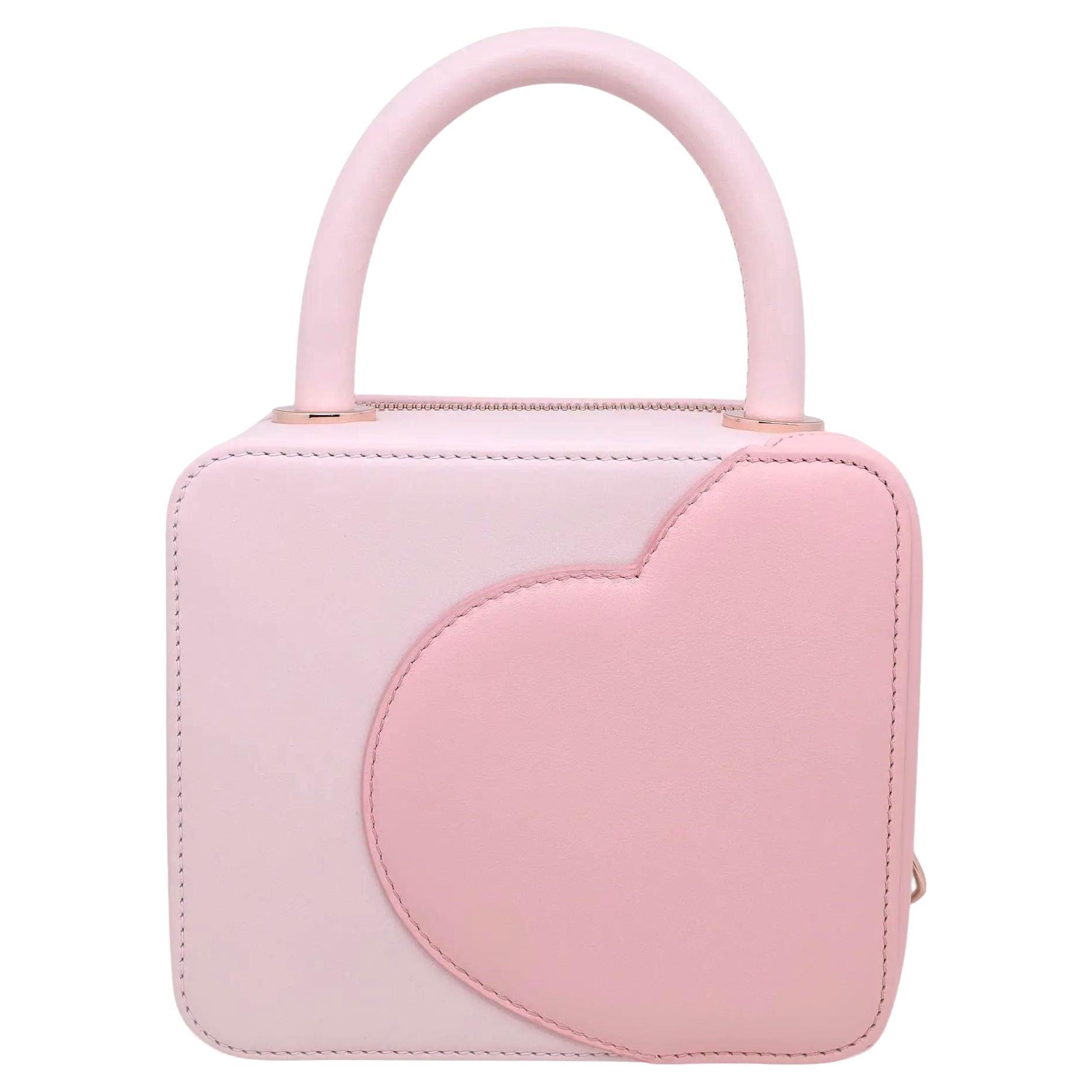 Chopard x Chloë Sevigny Green Carpet Pink Leather Shoulder Bag 95000-0982 For Sale
