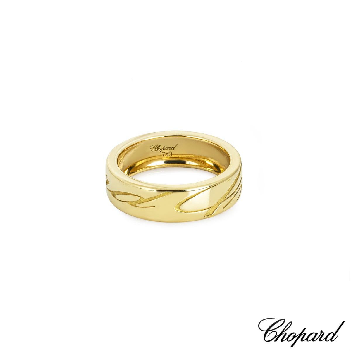 Chopard Yellow Gold Chopardissimo Ring 82/7940-0111 In Excellent Condition In London, GB