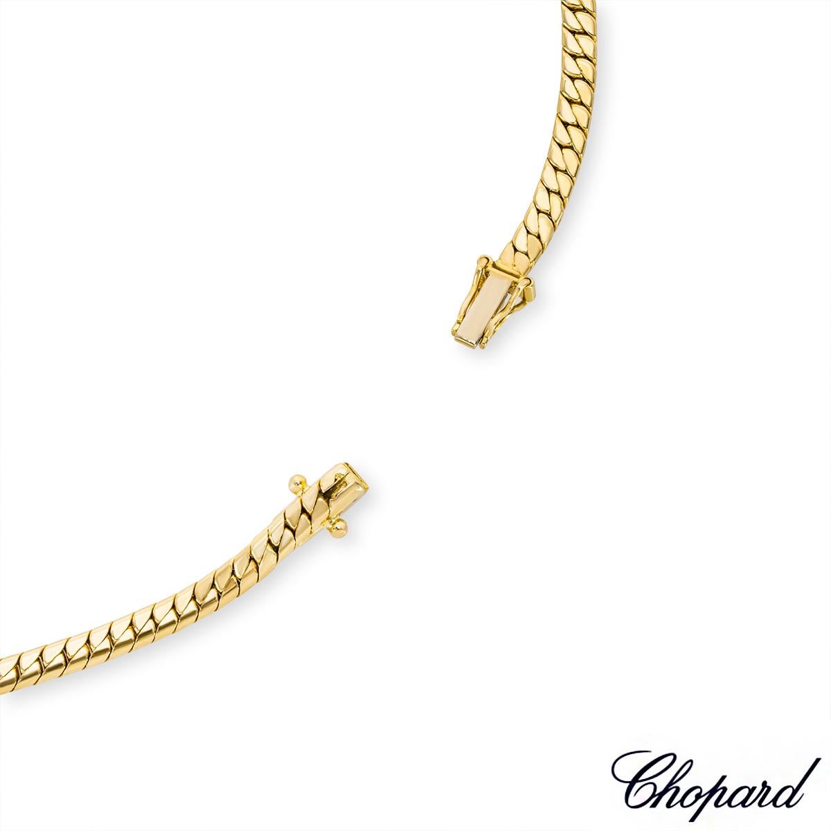 Women's Chopard Yellow Gold Diamond Heart Necklace 0.94ct TDW