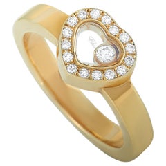 Chopard Yellow Gold Diamond Heart Ring
