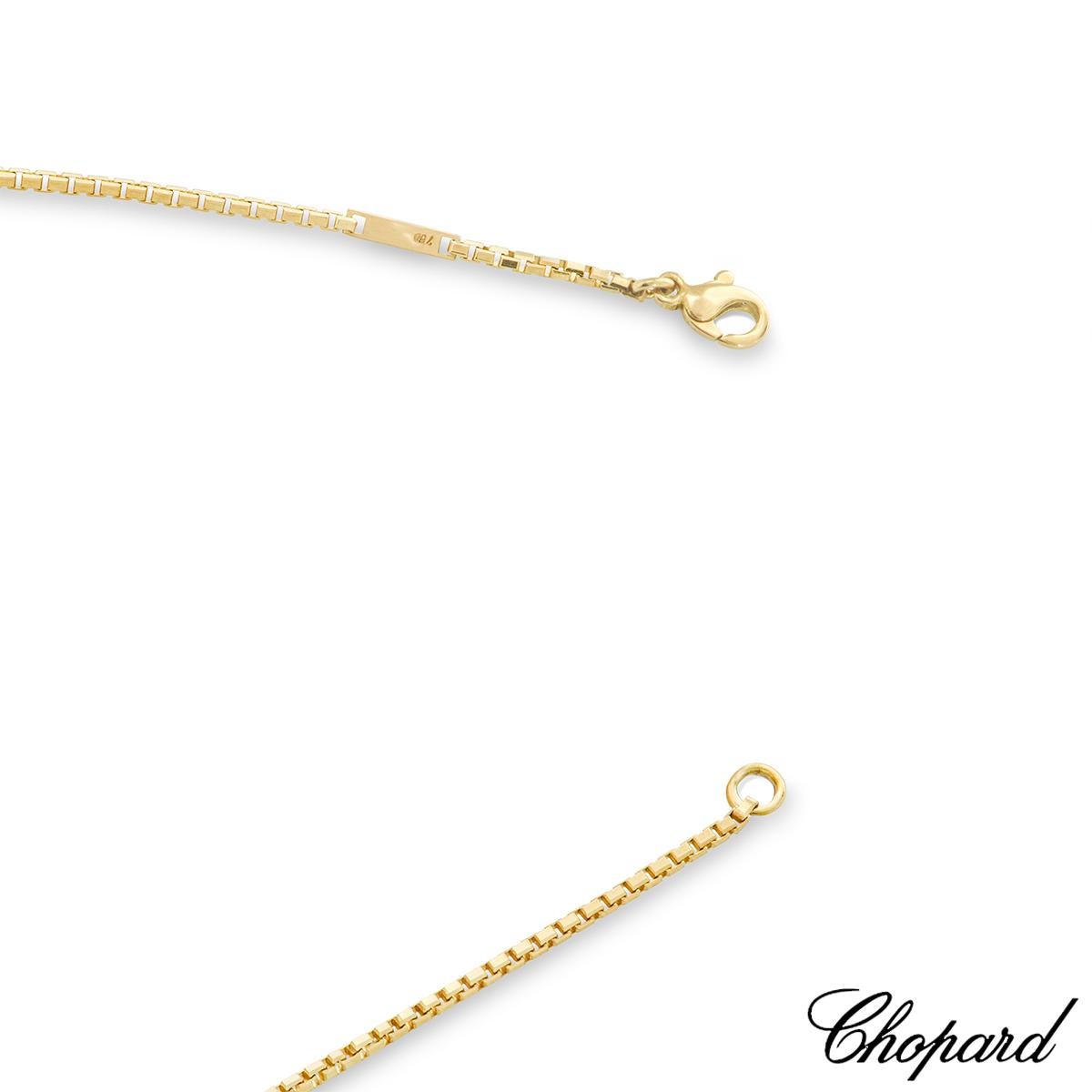 Ciondolo Cubo di ghiaccio con diamanti in oro giallo Chopard 79/6815-0001 In condizioni Nuovo in vendita a London, GB