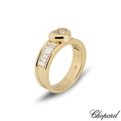 Chopard Yellow Gold Happy Diamond Heart Ring 82/2853-20
