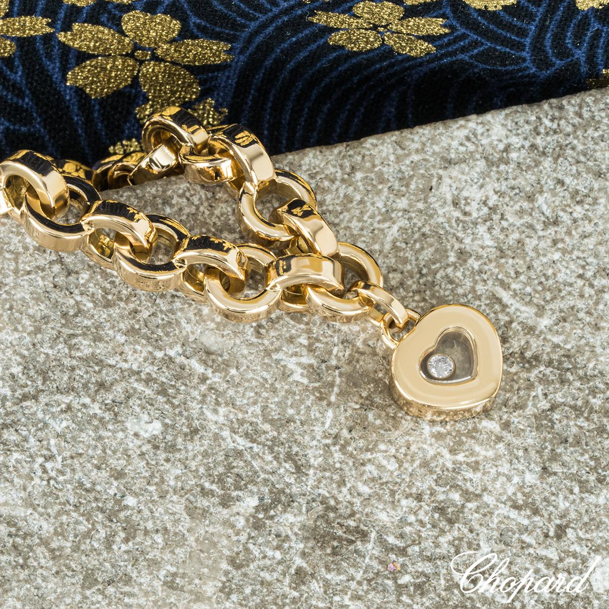 Chopard Yellow Gold Happy Diamonds Bracelet 85/3468 3