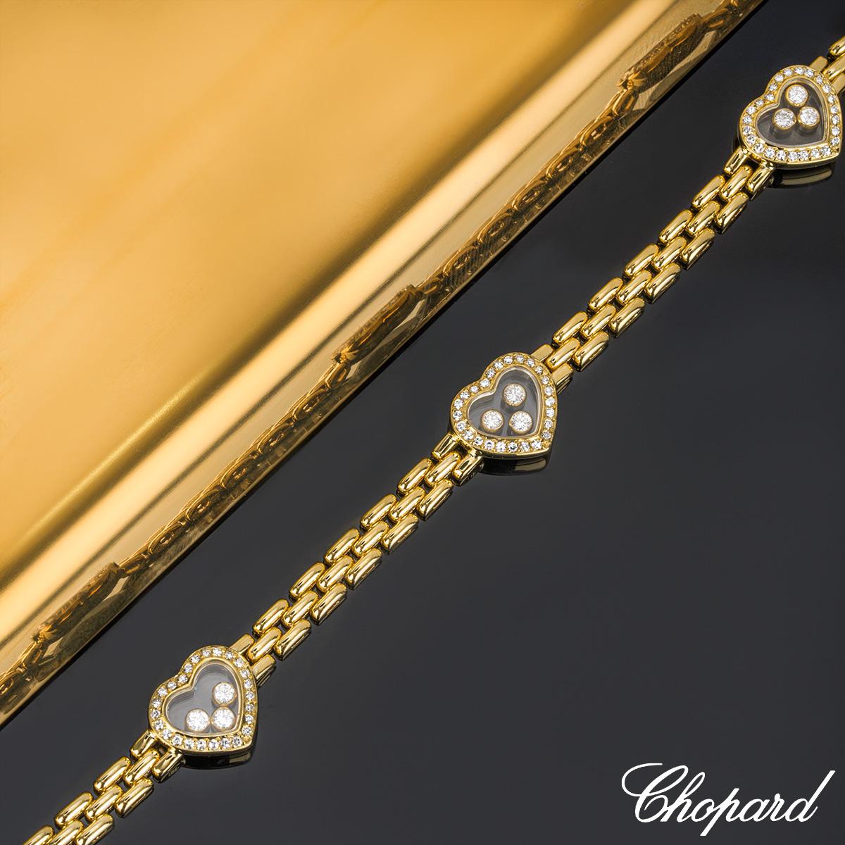 Pulsera Chopard Oro Amarillo Happy Diamonds 3
