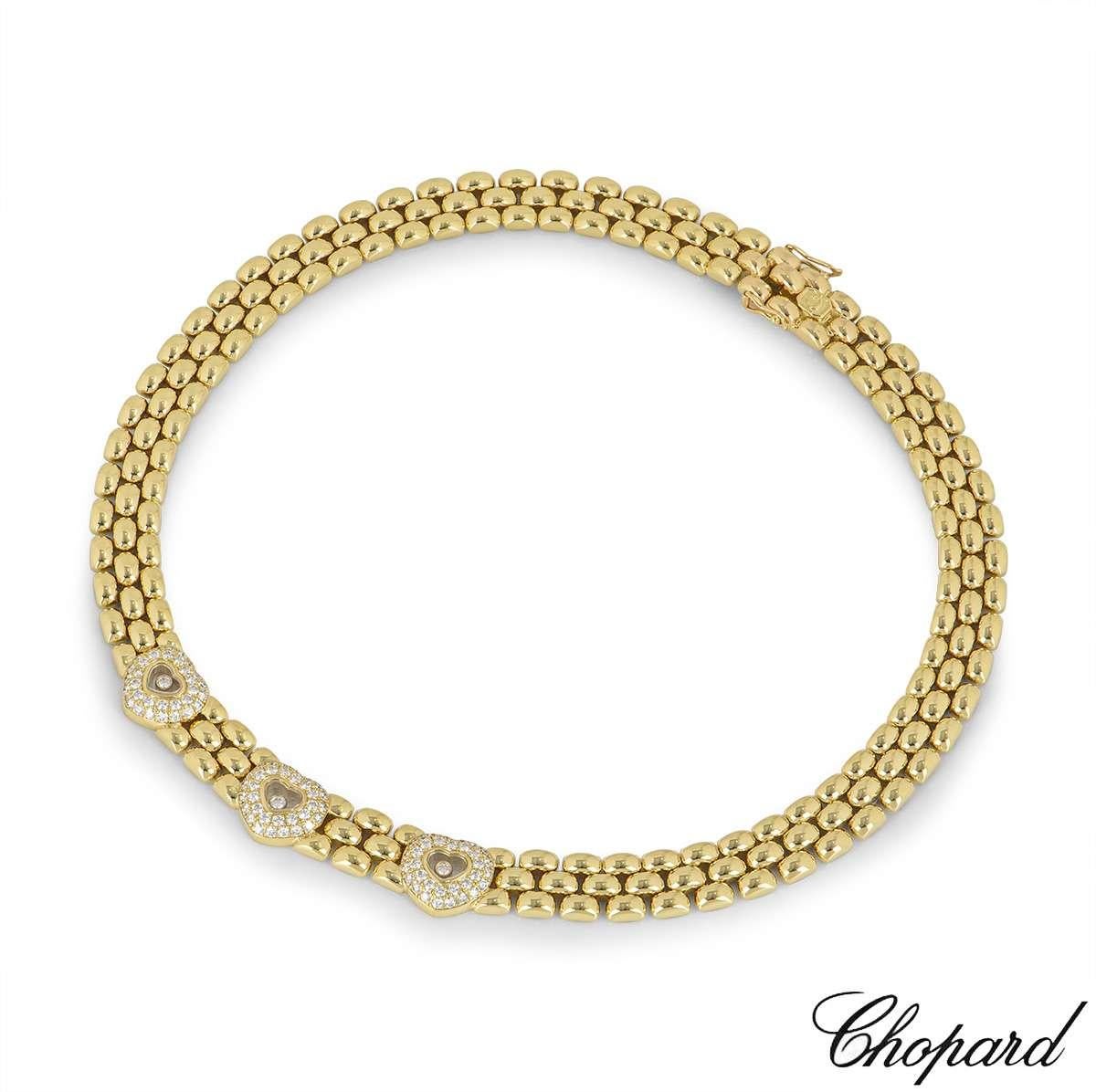 chopard yellow diamond necklace