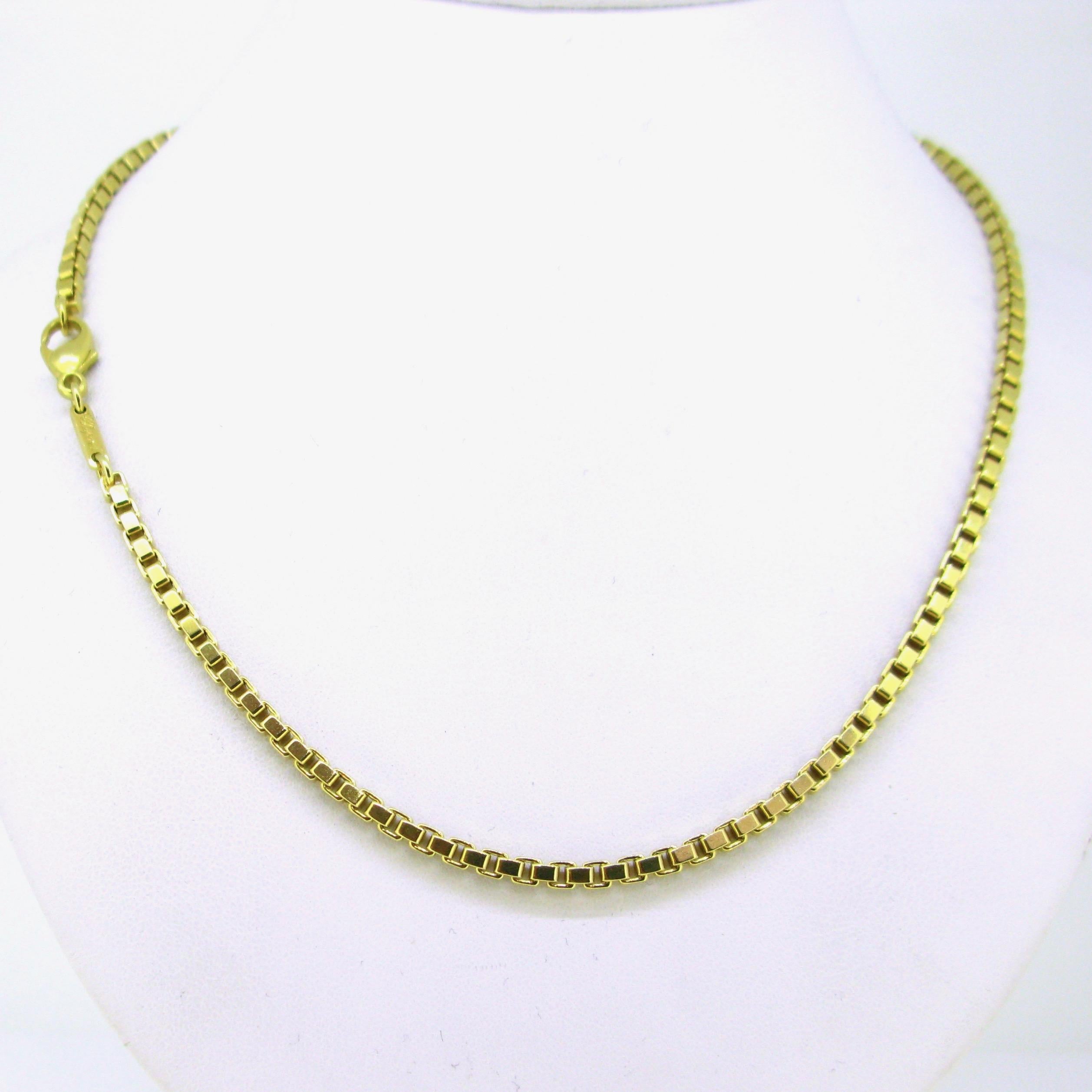Chopard Yellow Gold Link Chain Necklace In Excellent Condition In London, GB