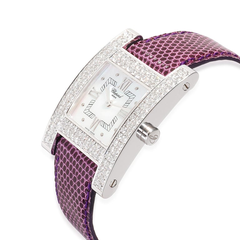 Chopard Your Hour 13/6818-1001 Women's Watch in 18kt White Gold In Excellent Condition For Sale In New York, NY