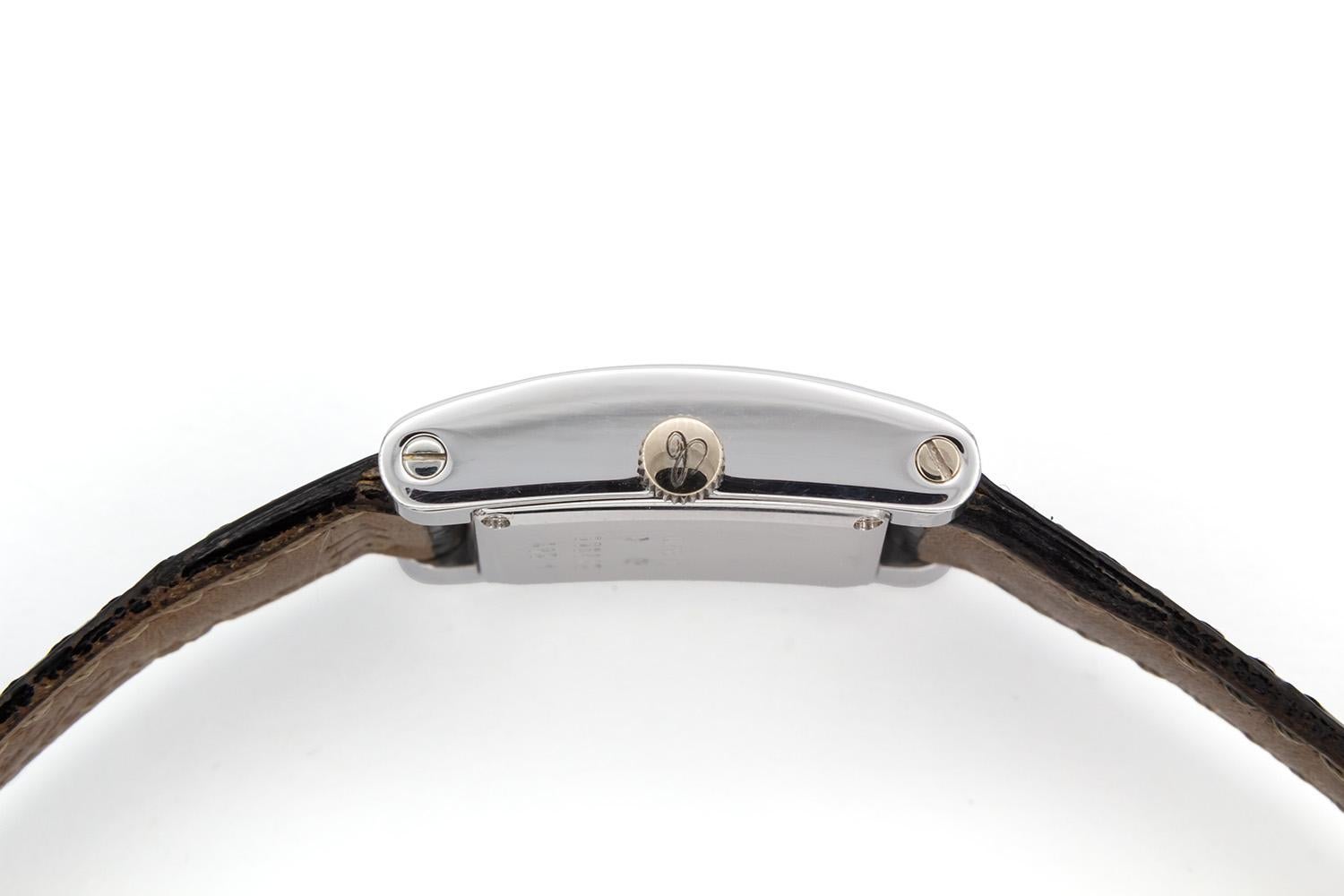 Chopard Your Hour Montre à quartz MOP en or blanc 18 carats avec diamants 13/6965-20 en vente 6