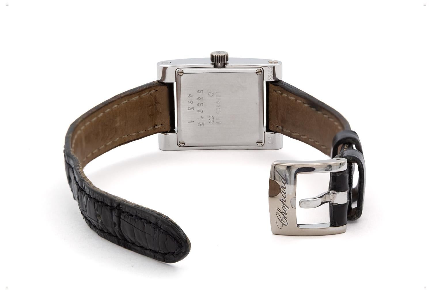 Chopard Your Hour Montre à quartz MOP en or blanc 18 carats avec diamants 13/6965-20 Pour femmes en vente