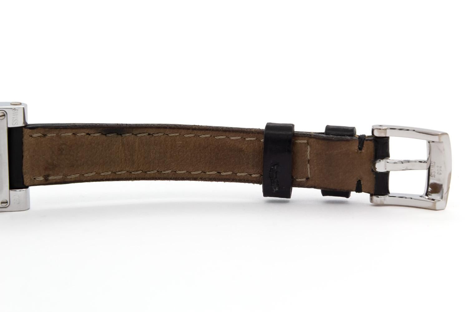 Chopard Your Hour Montre à quartz MOP en or blanc 18 carats avec diamants 13/6965-20 en vente 2