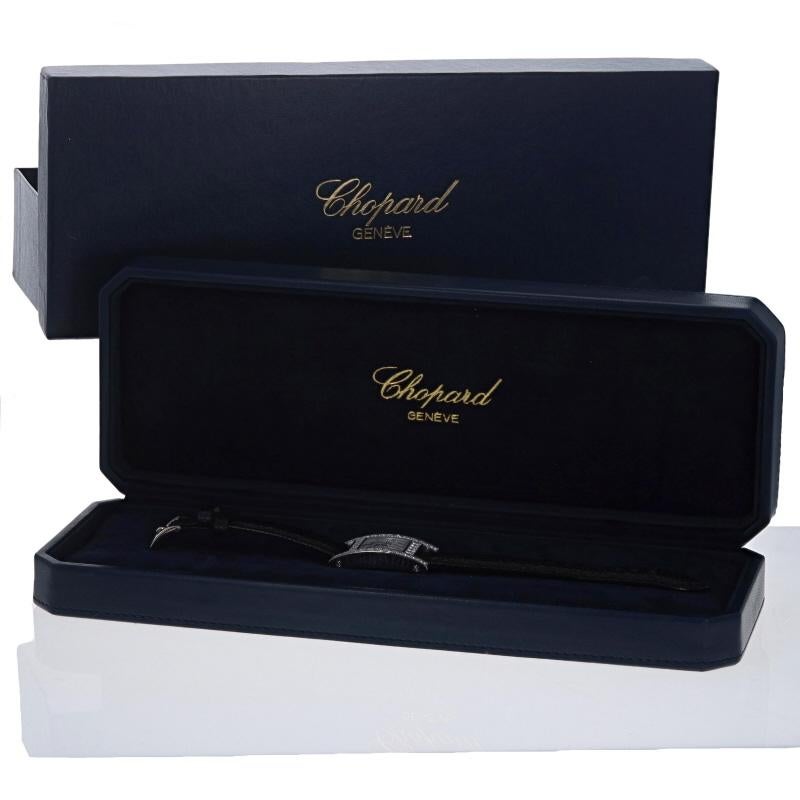 Chopard Your Hour Diamantuhr 4451 13/6621 Gold 18k Quarz 3,40ctw 1Yr Wnty im Angebot 1