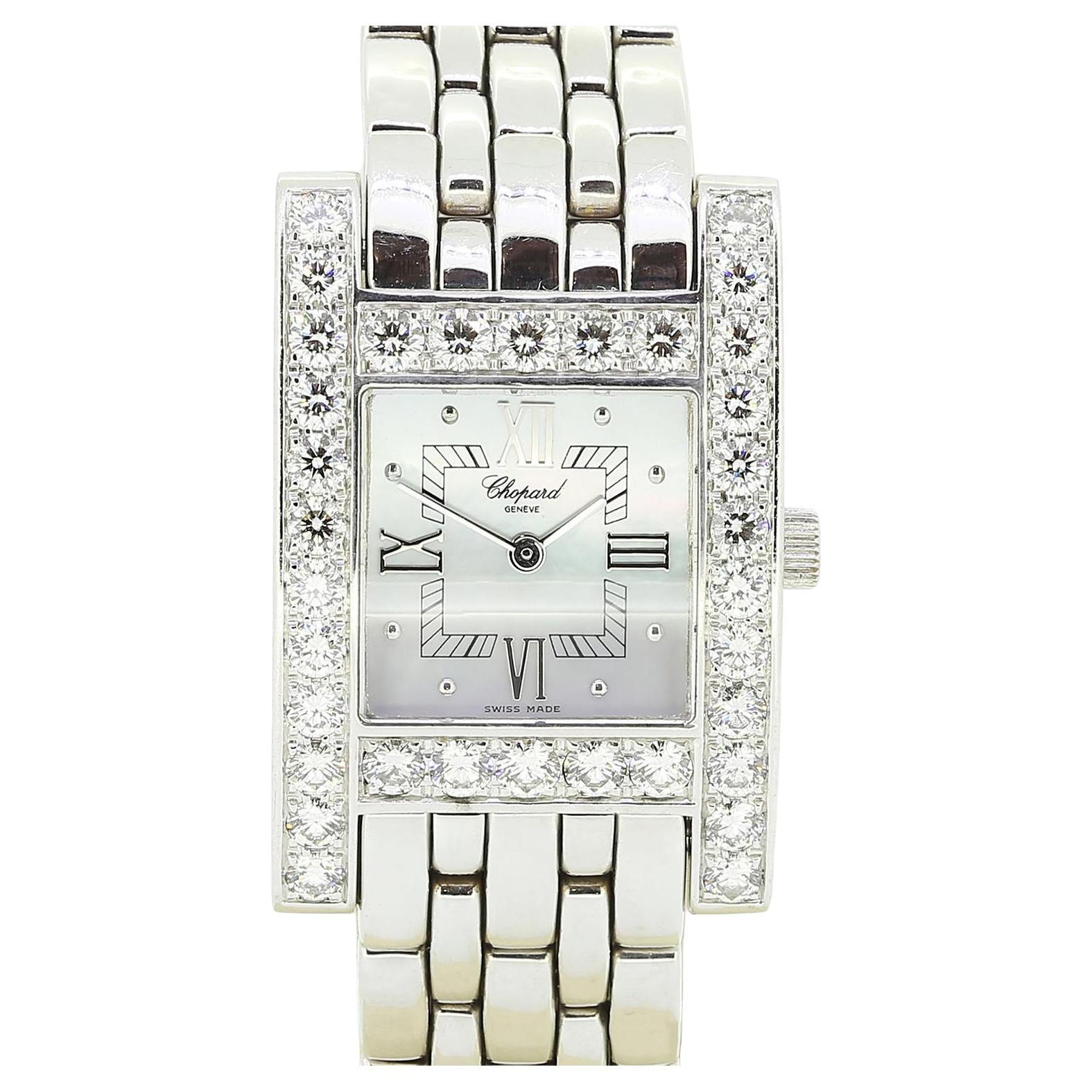 Chopard Your Hour Ladies Diamond Pearl Dial Automatic Wristwatch For Sale