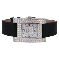 Chopard Your Hour Pave Diamond 18k White Gold Wristwatch