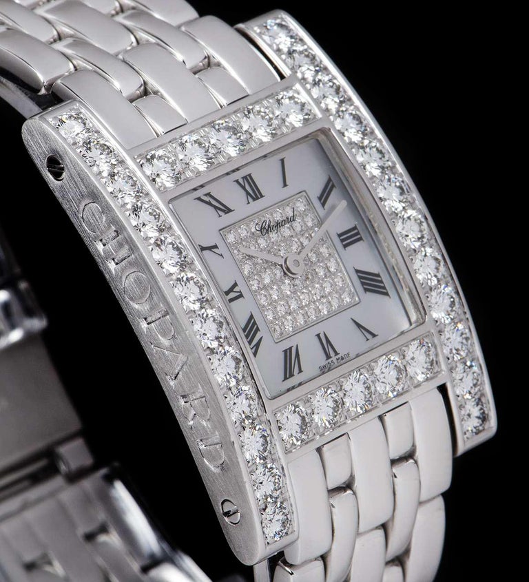 Chopard Your Hour White Gold Mother of Pearl Dial Diamond Set 106805 ...