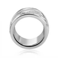 Chopardissimo 18 Karat White Gold Diamond Band Ring 826580-1209