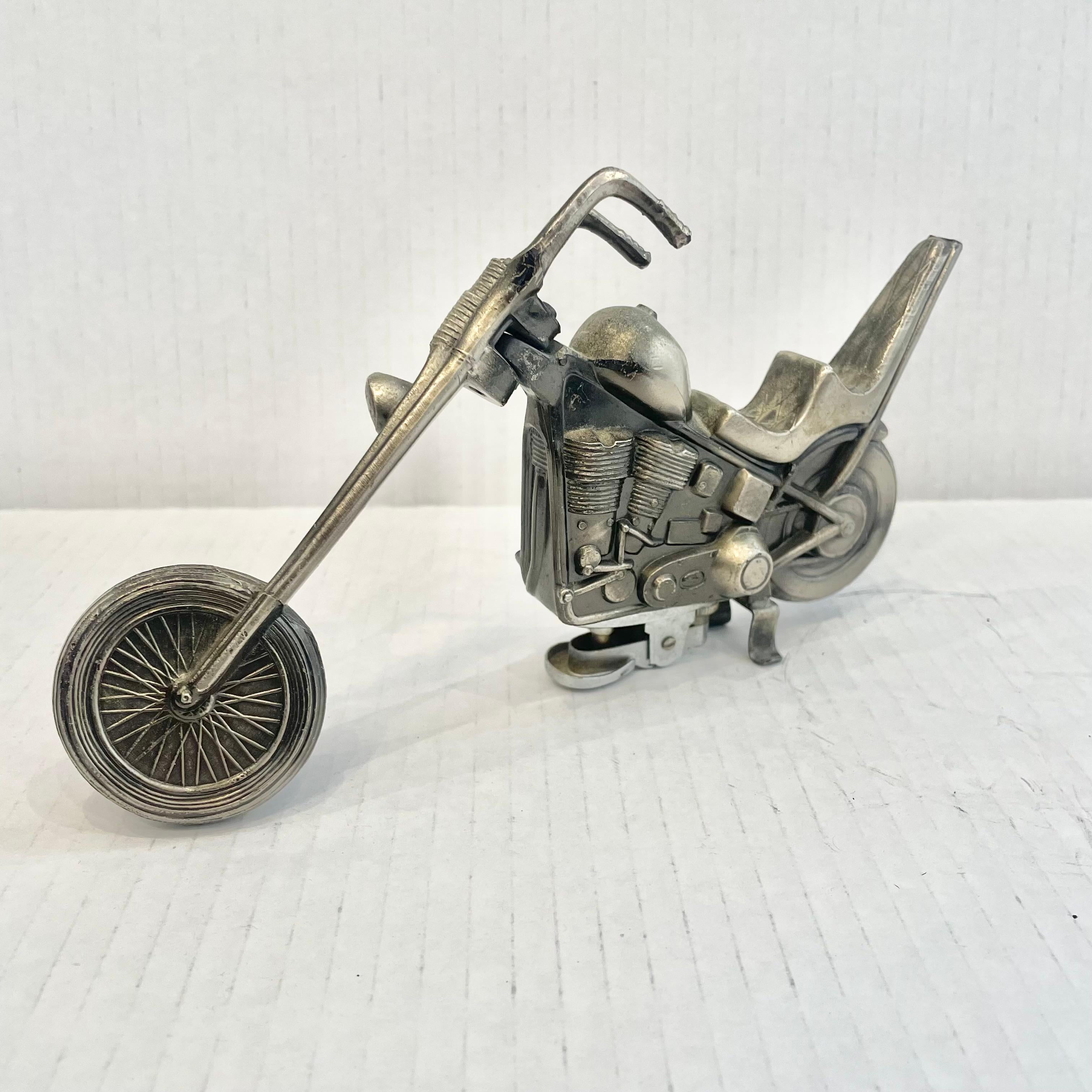 Late 20th Century Chopper Motorcycle Lighter, 1980s Japan For Sale