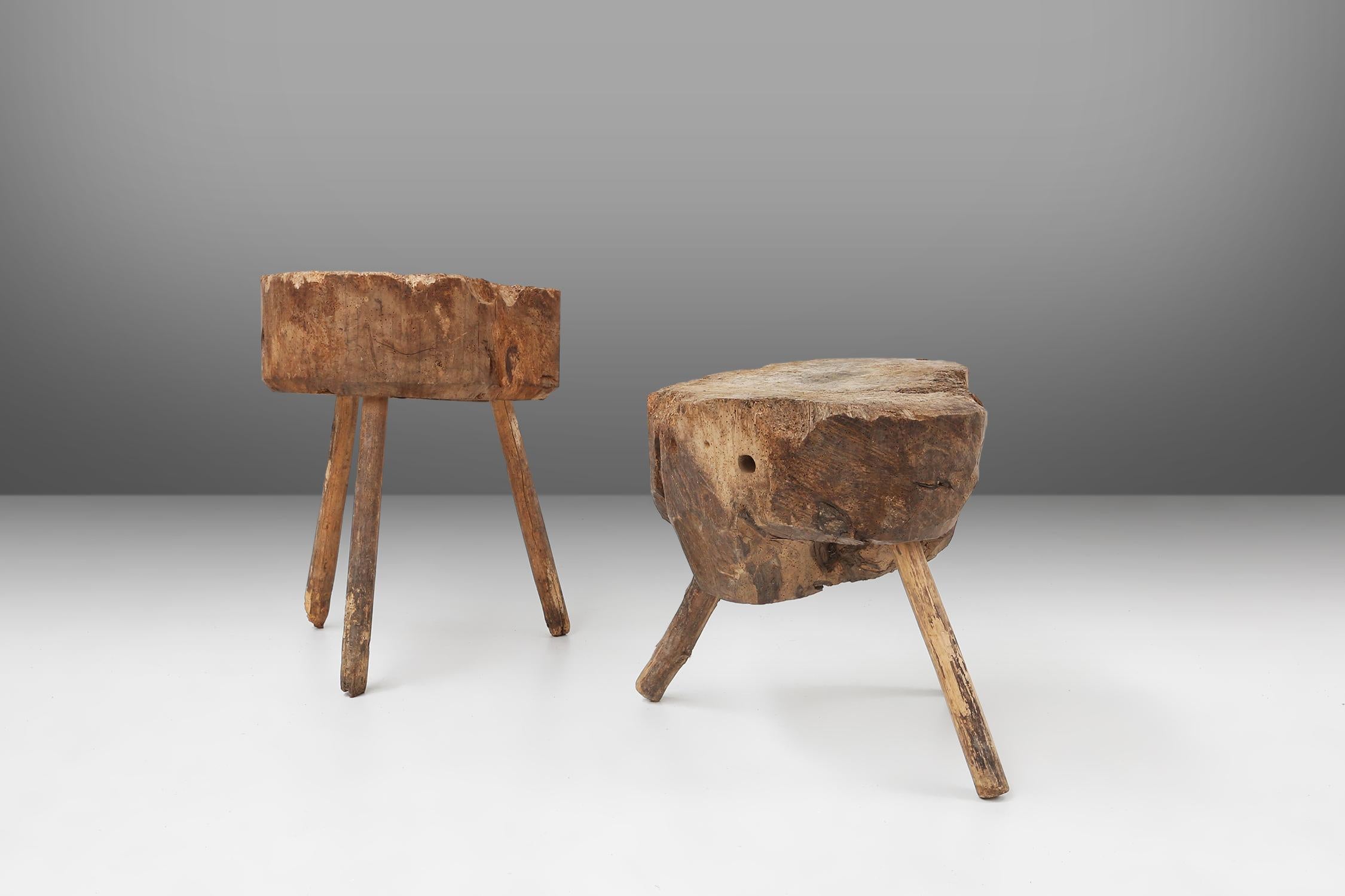 Table d'appoint ou table d'appoint en bois complet, France, vers 1850 en vente 4