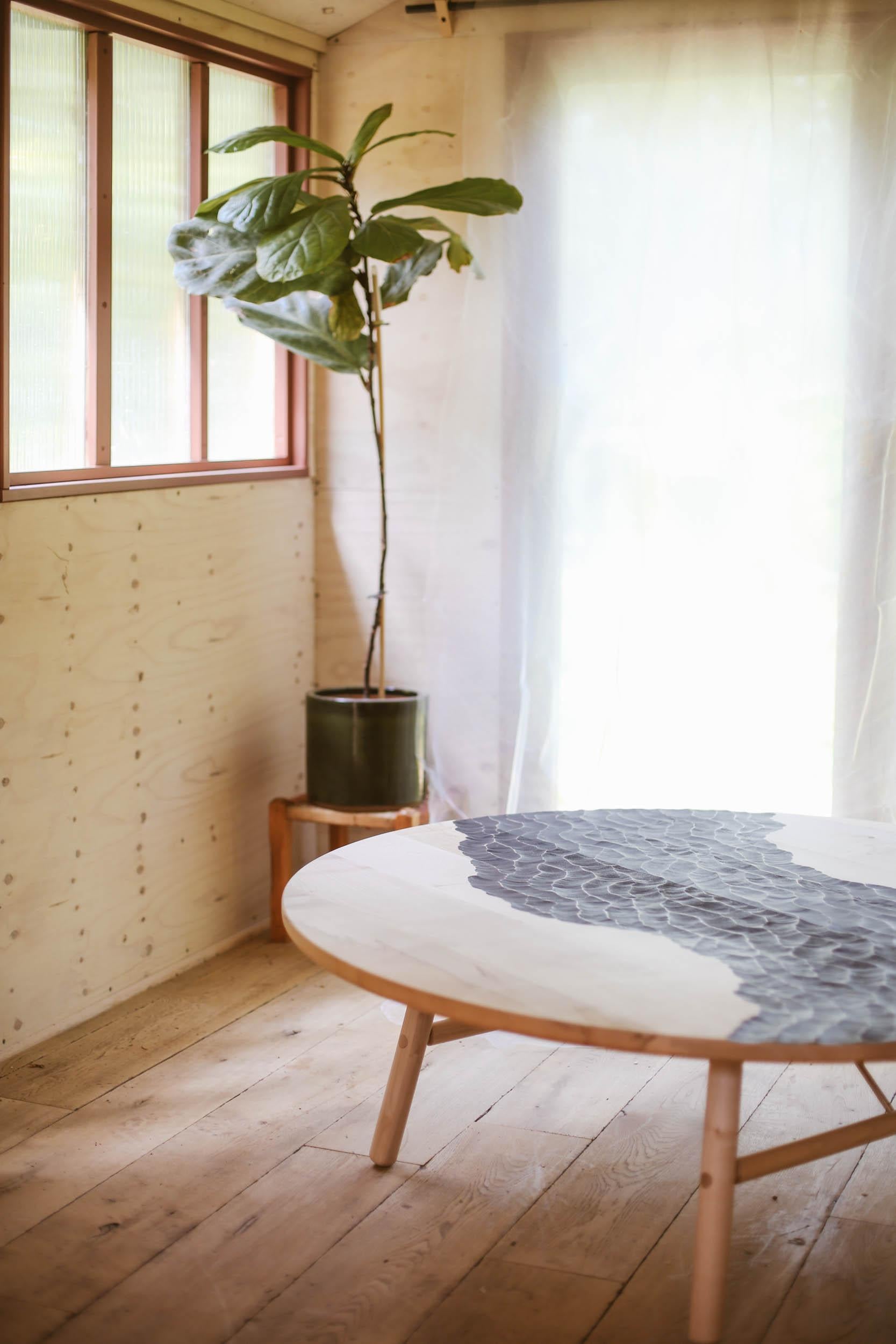 British Choppy Waters Coffee Table by Temper Studio For Sale