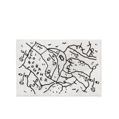 ChoreograpHer Carpet Rectangular in Non-slip Polyester & Polyamide