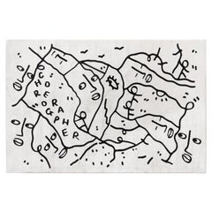 ChoreograpHer Carpet Rectangular Small in Non-slip Polyester & Polyamide