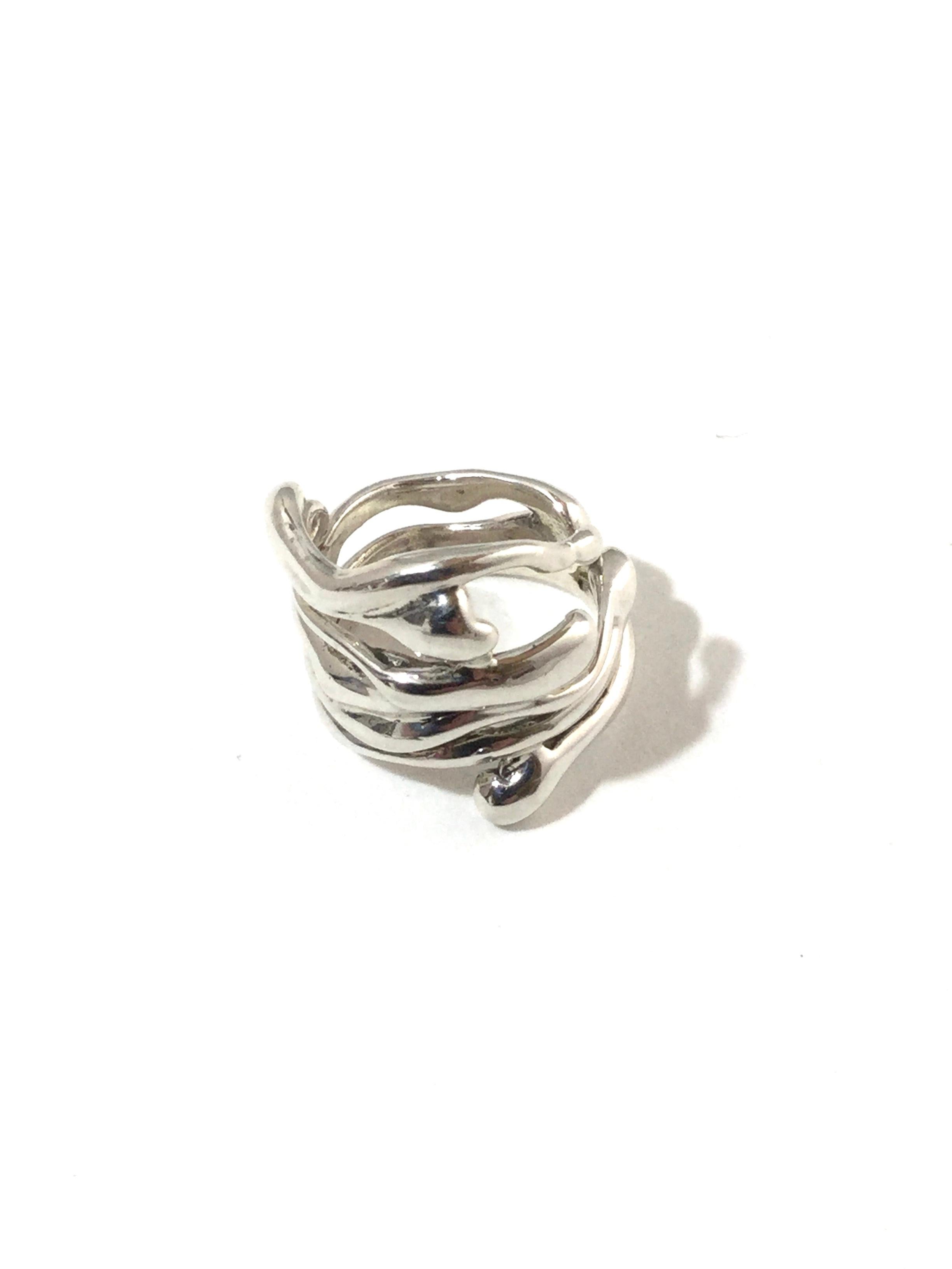 Chorthip Sterling Silver Multi-Rain Ring 6