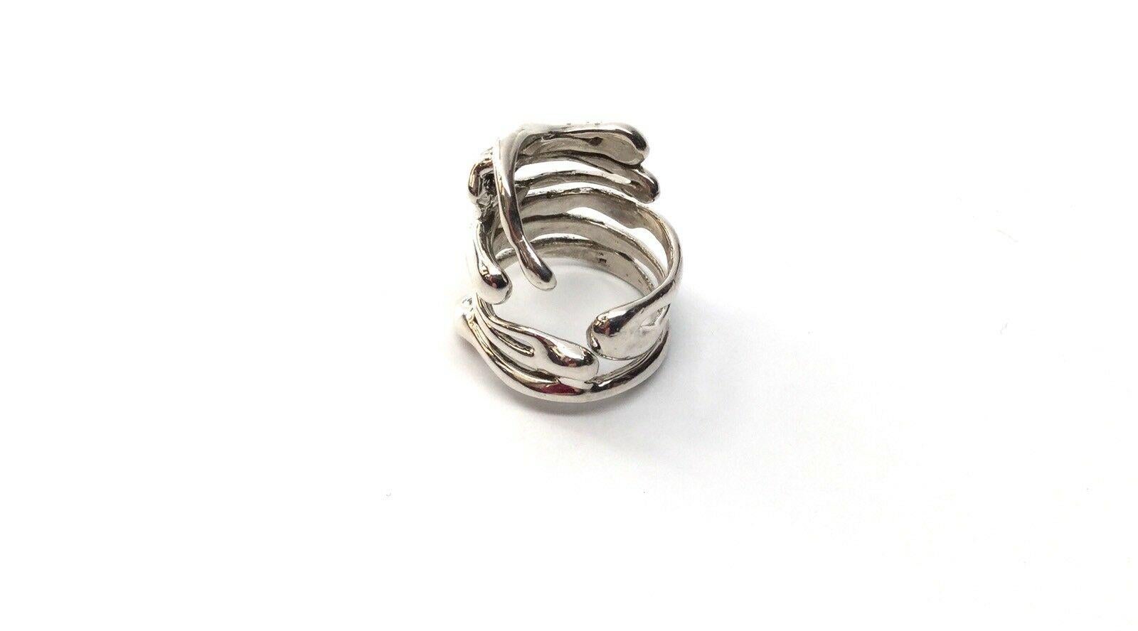 Women's Chorthip Sterling Silver Multi-Rain Ring