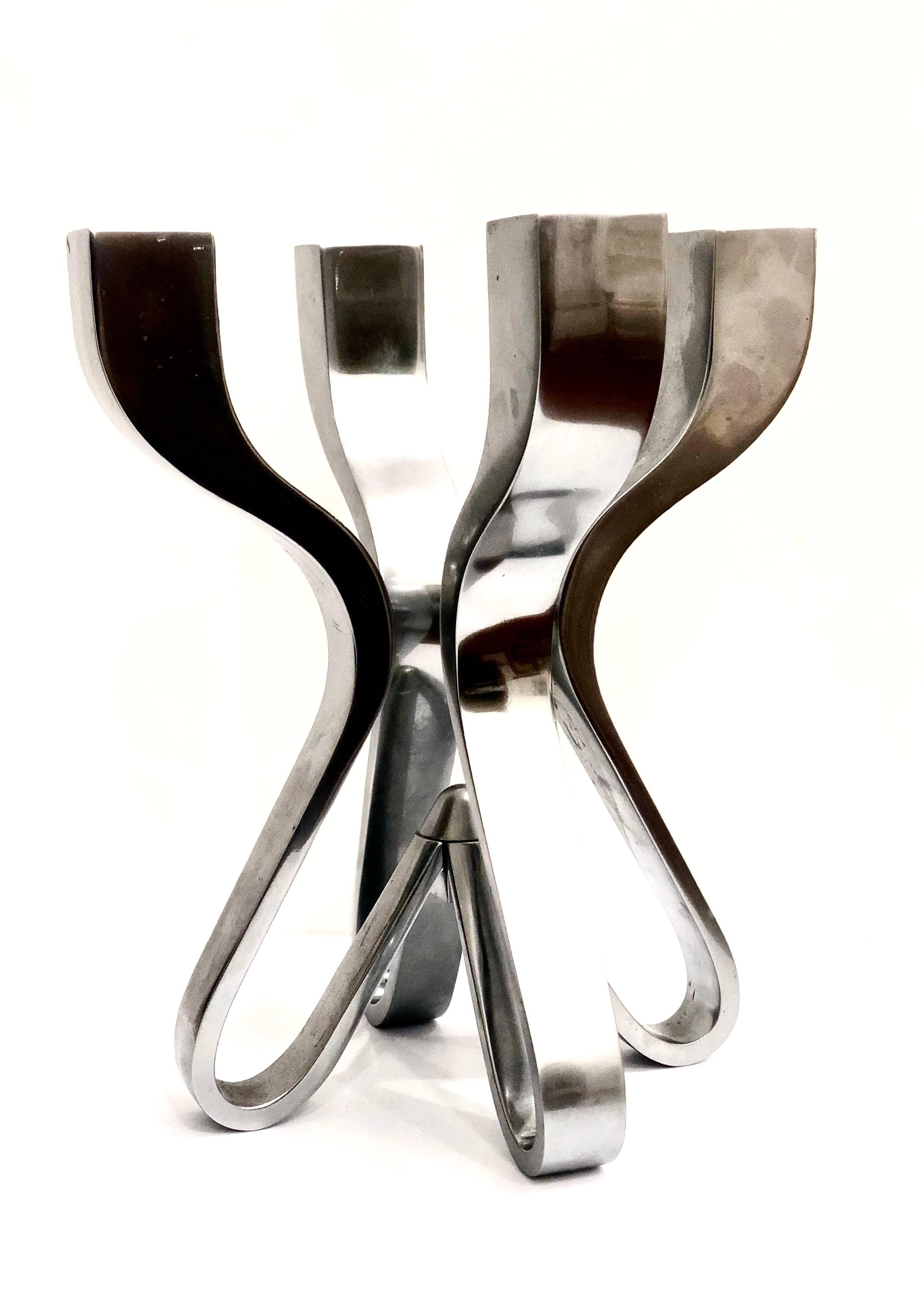 Post-Modern Chorus Candelabra in Die-Cast Zinc by Karim Rashid for Umbra For Sale