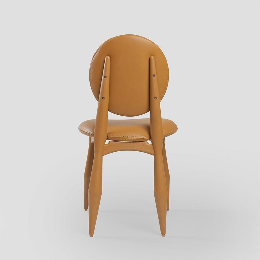 Silla Chotis - Silla de comedor con detalles inspirados en los vaqueros en venta 3