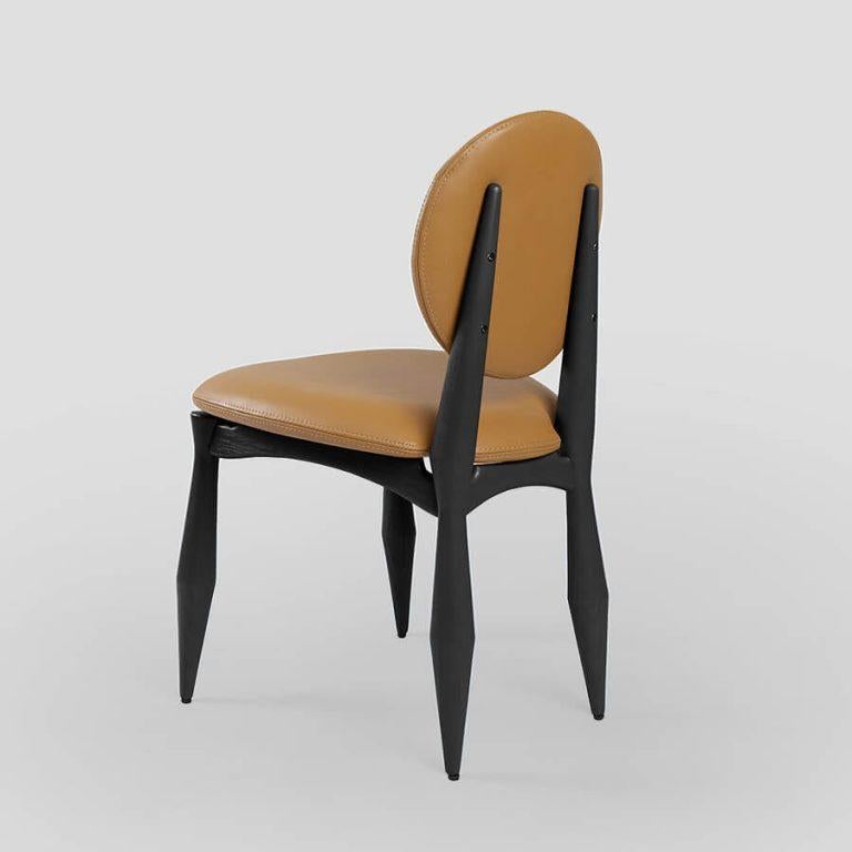 Silla Chotis - Silla de comedor con detalles inspirados en los vaqueros Moderno orgánico en venta
